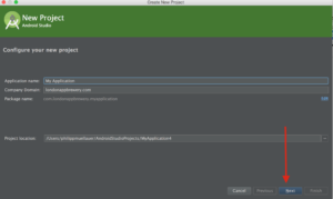 Android Studio - Configure New Project