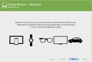 Android Studio - Wizard Screen